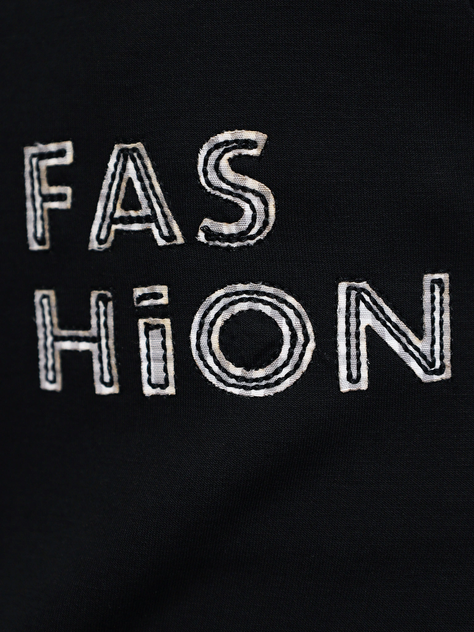 Юбка трикотажная черного цвета с эластичным поясом